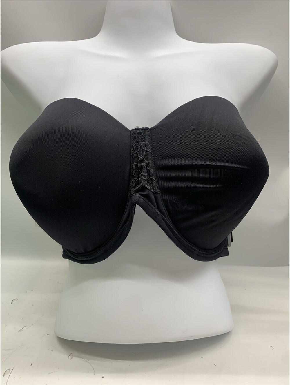 Vanity Fair Women's 74380 Beauty Back Full Figure Strapless Bra 42DD Black